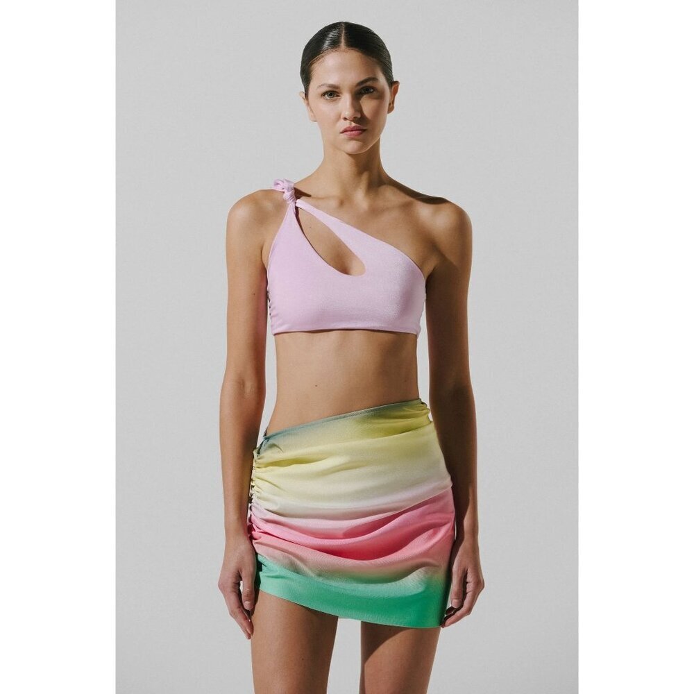 BAOBAB Gianni Mini Pareo Skirt Leaves Womens Size Medium